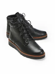 Hallux-Reißverschluss-Bootie - Schwarz - female - Size: 39