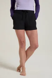 Womens Stretch Board Shorts - Black - Black - Size: 14