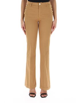 Pantalone in cotone MARRONE 29