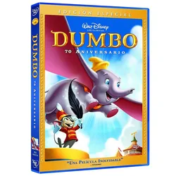 Édition 70e Anniversaire Dvd Dumbo Espagnol Multicolor One Size unisex