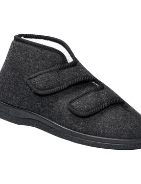 Bequem-Wärmehausschuh schwarz 38 Damen - wonderwalk Home - FashionsVida
