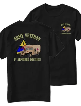 St Armoured Division Army Veteran Humvee Ambulance T-Shirt 100% Cotton O-Neck Short Sleeve Summer Casual Mens T-shirt - Aliexpress - FashionsVida