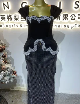 High-quality new design 2-piece women's luxury crystal pearl top and beaded skirt set for summer.-GZXX368 - Aliexpress - FashionsVida