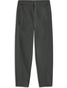 Pantalón recto de mujer liso con cierre de cremallera y botón - Ecoalf - FashionsVida