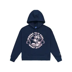 Sweat à Capuche Ningaloo Navy / Rose M