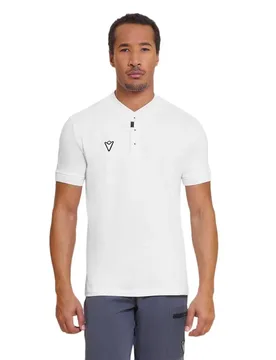 Polo à Manches Courtes Patmos Ii White M - Macron - FashionsVida