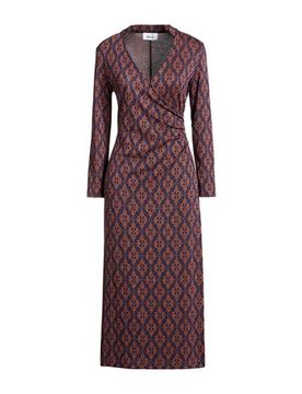 NIŪ Midi-Kleid Damen Blau S Damen