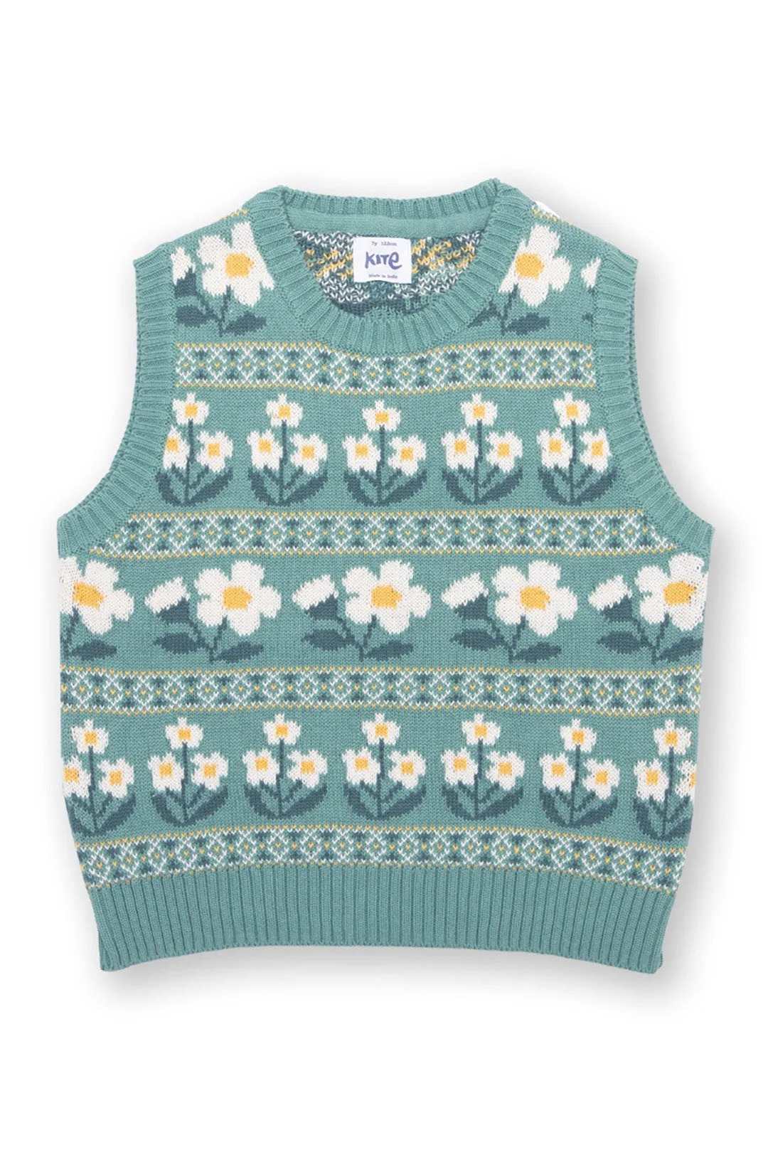 Pixie Petals Kids 100% Organic Cotton Knit Vest - Kite Clothing - FashionsVida