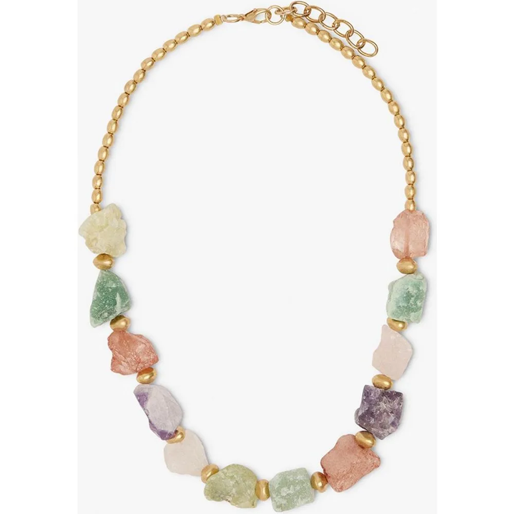 Collar corto con piedras decorativas - Parfois - FashionsVida