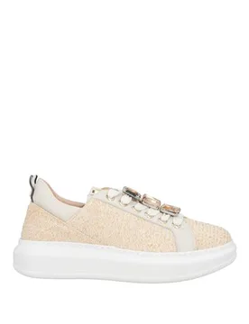 Sneakers Mujer Marfil 36 Mujer - Lorenzo Mari - FashionsVida