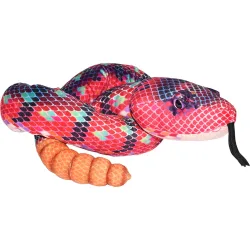 Peluche 137 cm Serpiente fantasía roja