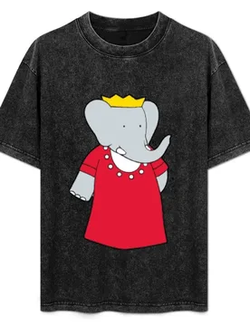 Queen celeste Babar Elephant T-Shirt UV Protection Outdoor Tee Shirt - Aliexpress - FashionsVida