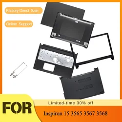 NEW Replacement Shell LCD Top Case/Front Bezel/Hinges/Bottom Case/Back Cover For Dell Inspiron 15 3565 3567 3568 Series Laptop