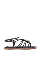 La Charmer Black' Sandals - Black - Size: 5