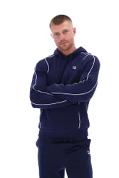 Steven Fleece Hoodie With Piping - XS