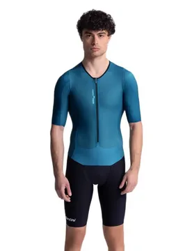Trisuit A Maniche Corte Riel Asphalt Grey