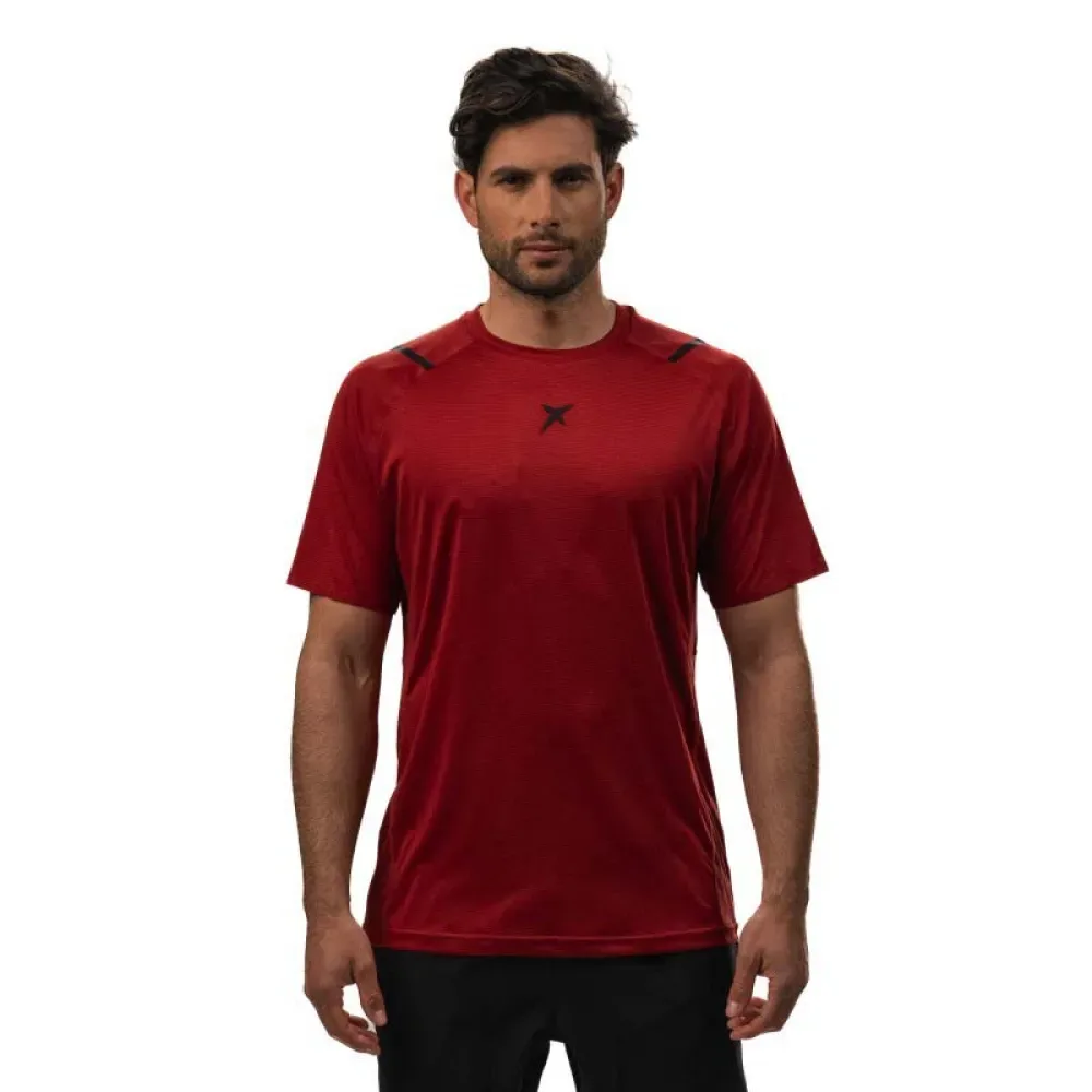 Fenix Short Sleeve T-shirt Red S - Drop Shot - FashionsVida