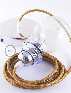Cables Lampe Suspendue Pendel Pour Abat-jour Rl22 Diy 50 Cm Glittering Copper / Chrome Plated One Size - Creative - FashionsVida