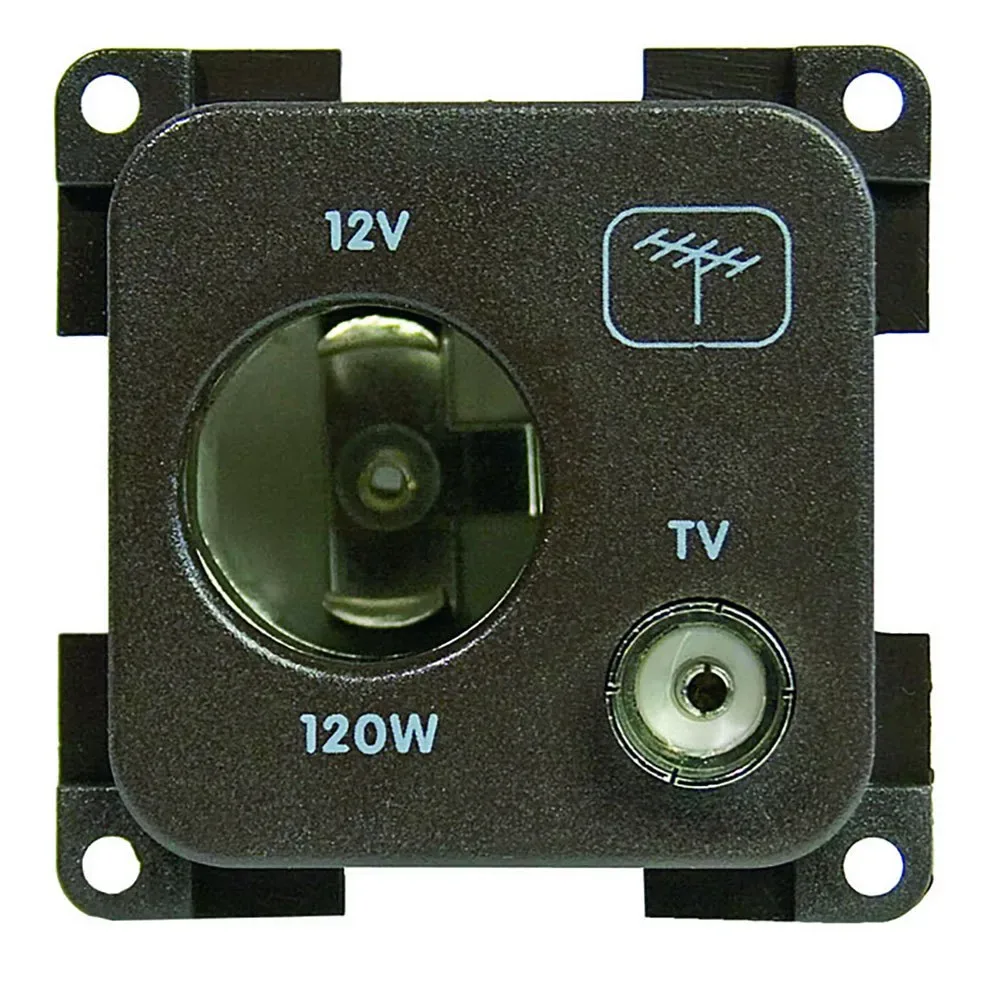 Lighter/tv Plug 12v Black One Size unisex - Cbe - FashionsVida