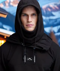 Superdry Unisex Ski Gesichtsmaske Snood Black - Größe: 1Größe