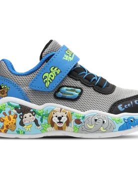 Play Scene Baby Shoes - Grey - Size 4 - Plastic/Polycarbonate - Grey - Size: 4 - Skechers - FashionsVida