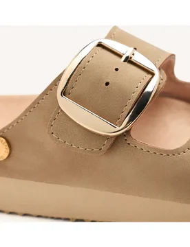 Sandalias de pala de mujer tipo bio con doble hebilla - Gioseppo - FashionsVida