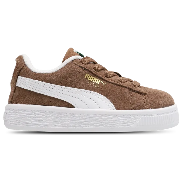 Suede Baby Shoes - Brown - Size 7 - Suede - Brown - Size: 7 - Puma - FashionsVida