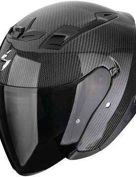 Casco Moto Jet Scoprion EXO-Z1 CARBON SOLID Nero taglia XL