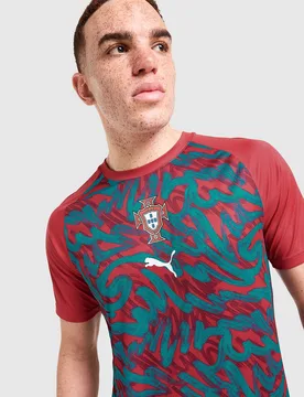 Mens Portugal 2026 Pre Match Shirt - Rosso, rosso rosso Uomo taglia S - Puma - FashionsVida