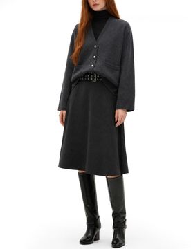 Ganni Women's Mini Skirt with Belt