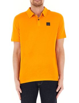 Polo misto cotone ARANCIO CHIARO XXL