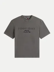 T-Shirt im Vintage-Design Grau XL