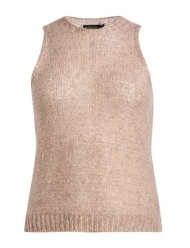 Pullover Mujer Beige S Mujer