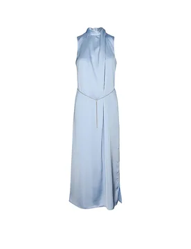 Hugo Midikleid KEWINA-1 azul claro 36 - Hugo Boss - FashionsVida