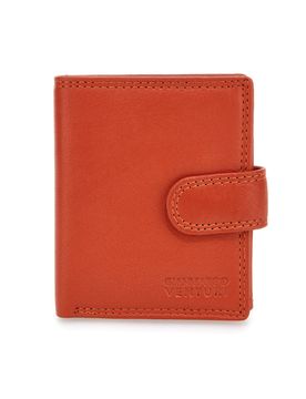 Portafoglio Arancione Da Uomo In Pelle GianMarco Venturi 80-U109