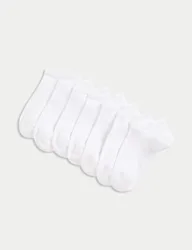 Pack Cotton Rich Trainer Liners™ (6 Small - 10½ Large) White male