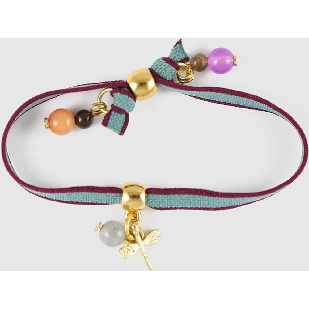 Pulsera Rayas azul vintage - ÉMOLO - FashionsVida