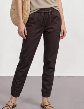 Slim Leg Hose in leichter Qualität female Rot