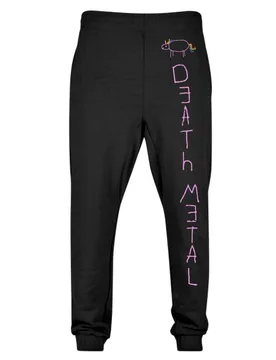 Stoffhose - S bis 3XL - für Männer - Größe XXL - schwarz - Männer - male - Death Metal Unicorn - FashionsVida