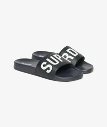 Superdry Herren Vegane Core Badesandalen Marineblau - Größe: 6-7