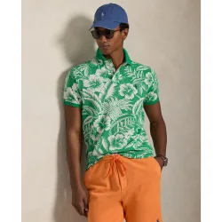 Polo de hombre de piqué tropical Custom Slim Fit