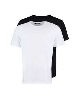 Trendyol Camiseta negro / blanco