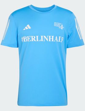 Berlin Half Marathon T-Shirt Men M Blue Burst