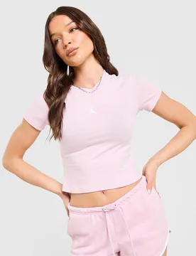 Baby T-Shirt - Damen, Rosa - female - Size: XL - Jordan - FashionsVida