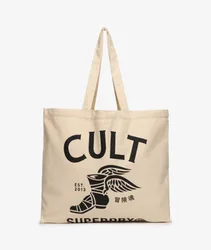 Superdry Damen Cult Superdry Tragetasche Beige - Größe: 1Größe