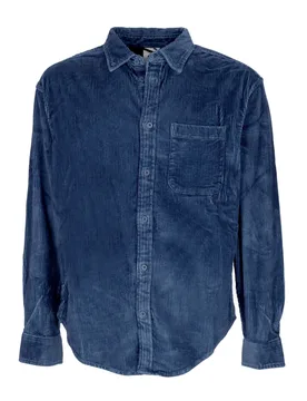 Camicia Manica Lunga Uomo Bold Corduroy Shirt Moonlit Ocean - Element - FashionsVida