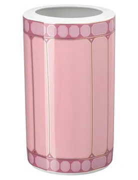 Vaso Signum, Porcellana, Rosa OS - Swarovski - FashionsVida