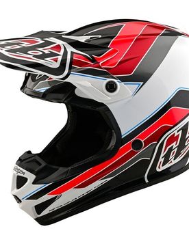 Casco Moto Cross Enduro Troy Lee Design SE4 POLYACRYLITE BLO taglia S