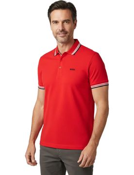 HUGO BOSS Polo Paddy, rot/schwarz s