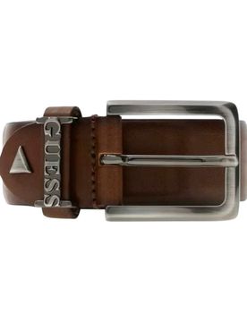 Cintura Adjustable & Not Reversible H35 Uomo Marrone Regolabile con Fibbia in Metallo